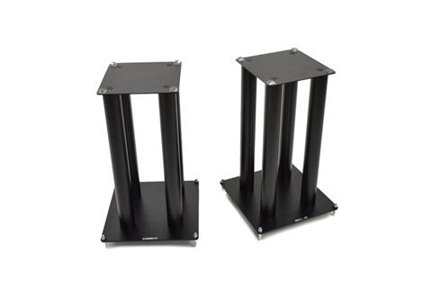 Atacama Audio SLX500 speaker stands, 4 feet, 500 mm., black, 1 pair