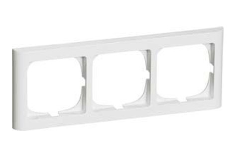 LK FUGA Softline® Frame 63, 3 module horizontal (nr. 500D6230), white