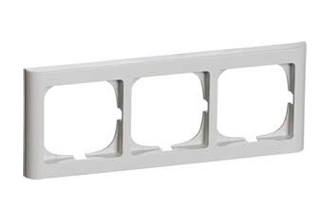 LK FUGA Softline® Frame 63, 3 module horizontal (nr. 500D5230), light grey