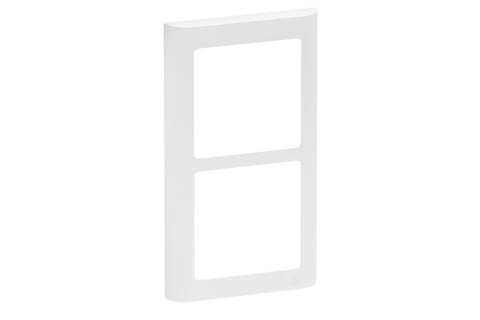 LK FUGA Softline® Design Frame 63, 2x 1 module (no. 560D6020), white