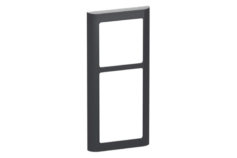 LK FUGA Softline® Design Frame 63, 2,5 module (no. 560D8025), charcoal grey