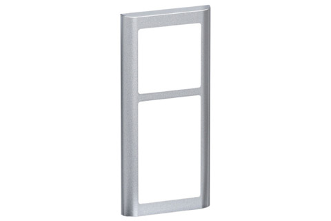 LK FUGA Softline® Design Frame 63, 2,5 module (no. 560D7025), alu silver
