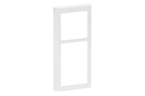 LK FUGA Softline® Design Frame 63, 2,5 module (no. 560D6025), white