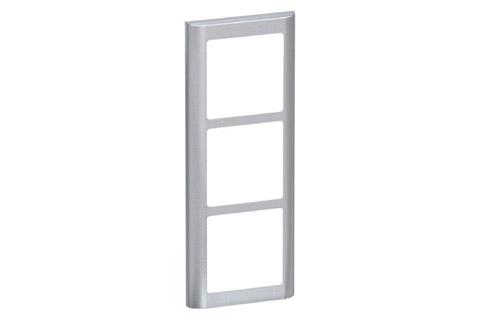 LK FUGA Softline® Design Frame 63, 3 module (no. 560D7030), alu silver
