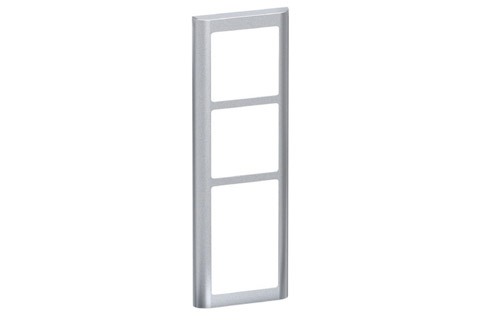 LK FUGA Softline® Design Frame 63, 3,5 module (no. 560D7035), alu silver