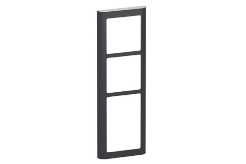LK FUGA Softline® Design Frame 63, 3,5 module (no. 560D8035), charcoal grey