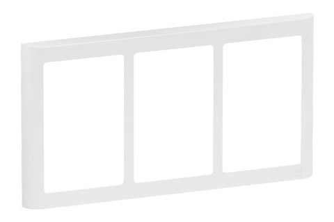 LK FUGA Softline® Design Frame 63, 3x1,5module (no. 560D6315), white