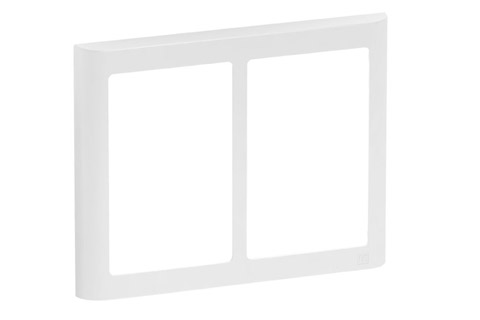 LK FUGA Softline® Design Frame 63, 2x1,5module (no. 560D6215), white