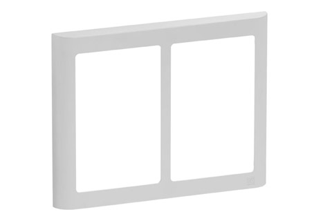 LK FUGA Softline® Design Frame 63, 2x1,5module (no. 560D5215), light grey