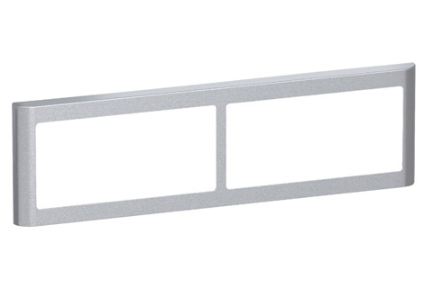 LK FUGA Softline® Design Frame 63, 2x2 module (no. 560D7340), alu silver