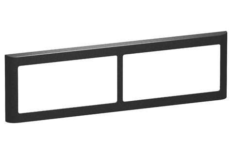 LK FUGA Softline® Design Frame 63, 2x2 module (no. 560D8340), charcoal grey