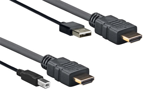 Vivolink HDMI med USB A/B