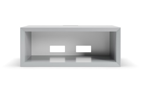 Clic 111 Furniture, 205x526x455(HxWxD), light grey