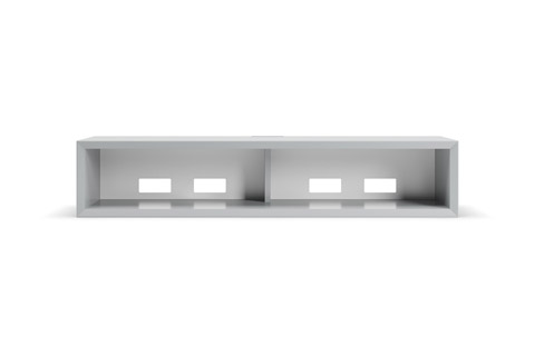 Clic 121S Furniture, 205x1024x455(HxWxD), light grey