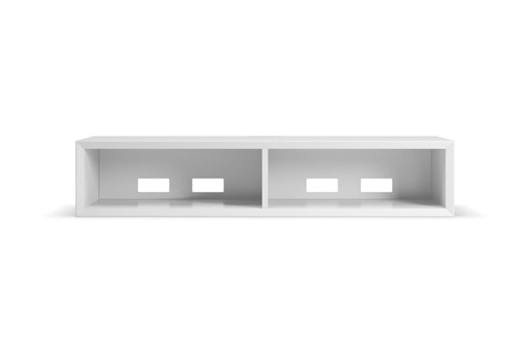 Clic 121 Furniture, 205x1024x455(HxWxD), white