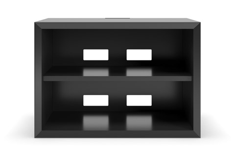 Clic 210 Furniture, 366x526x375 (HxWxD), black