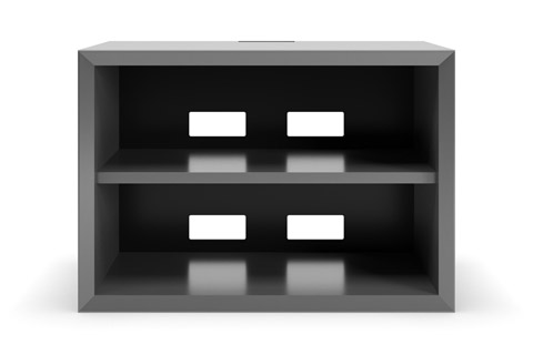 Clic 211 Furniture, 366x526x455 (HxWxD), grey