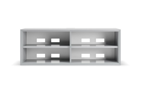 Clic 222-2 Furniture, 366x1024x550 (HxWxD), light grey