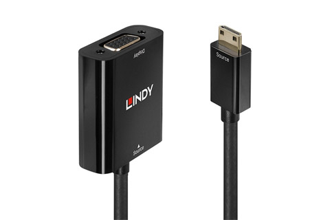 Lindy Mini HDMI til VGA Adapter, 0.10 meter