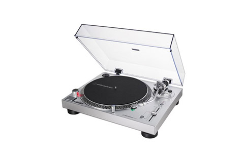 Audio-Technica AT-LP120XUSB turntable, silver