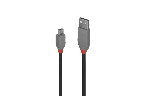 Lindy Anthra line USB-A til Micro-B kabel, USB 2.0