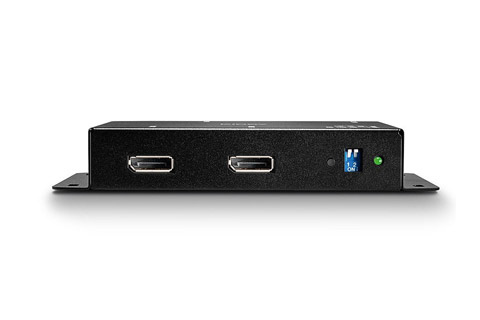 Lindy 2 port DisplayPort 1.2 MST/SST Hub - Front