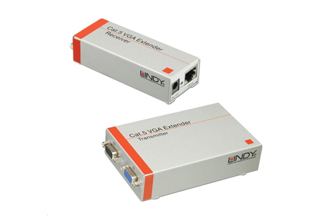 Lindy VGA/XGA monitor extenderkit over Cat.5/6 up to 300m