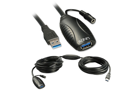 Lindy USB forlænger/booster kabel