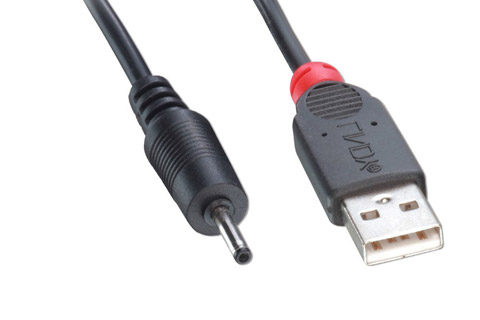 Lindy USB til DC lavvoltsstik (0,70 x 2,35mm)