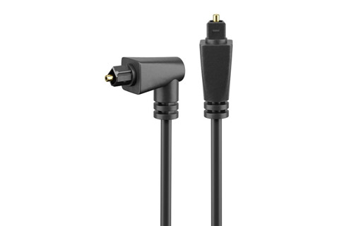 Goobay Optical cable - Toslink male > Toslink male 90°