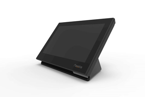 Biamp Neets Table stand for Neets touch panel - Black Front