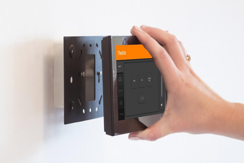 Biamp Neets On-Wall Mounting Box for Neets touch panel - Lifestyle