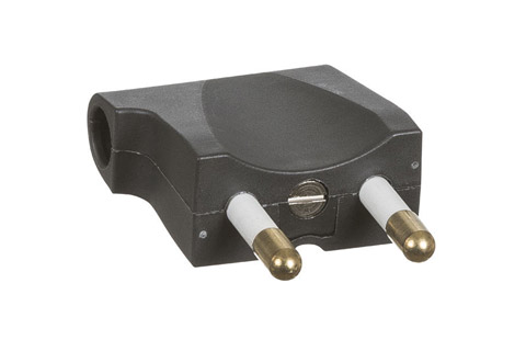 LK 230V Angle Plug, charcoal grey