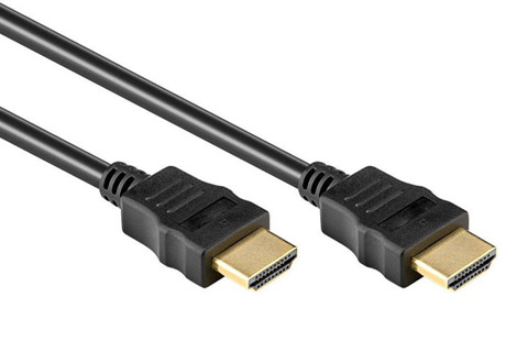 High Speed HDMI Cable, black, 2.00 meter