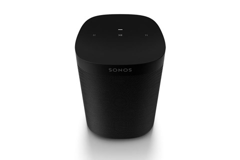 Sonos One SL mikrofon fri højtaler, sort