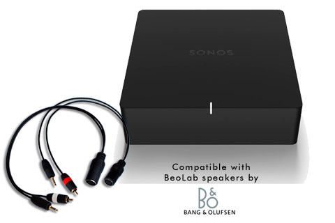 SONOS Port streamer incl. B&O 2.0 dual mono kit (ekskl. PowerLink kabler), black