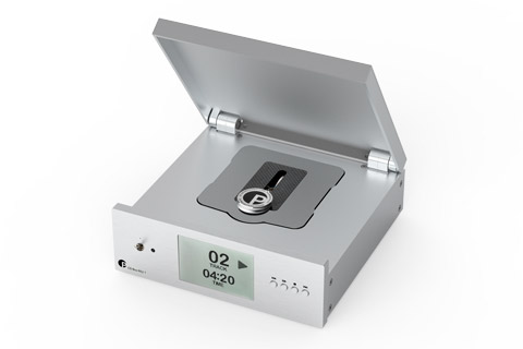 Pro-Ject CD BOX RS2 T open, sølv
