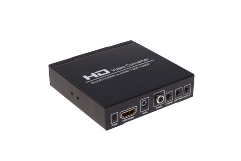 Scart to HDMI converter and scaler (1x Scart in - 1x HDMI out)