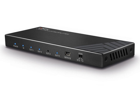 Lindy 4 Port HDMI 2.0 18G Splitter with HDR