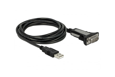 DeLOCK USB to Seriel RS-232 adaptor, black, 3.00 meter