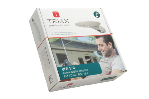 Triax UFO 170 LTE700 active antenna DVB-T incl. IFP 124 power supply