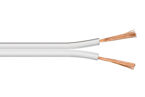 OFC speaker cable, white