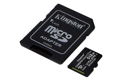 Kingston Canvas Plus microSD(SDHC) card - 512 GB