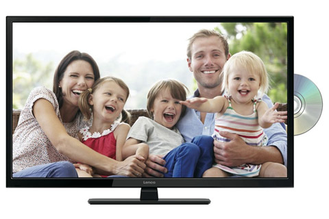 Lenco DVL-2862 28'' HD LED TV med indbygget DVD, 12 volt og 230V~, sort