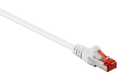 Network cable, Cat 6 S/FTP, white
