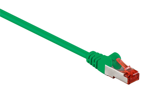 Network cable, Cat 6 S/FTP, green
