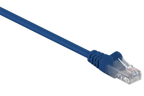 Network cable, Cat 5e UTP, blue