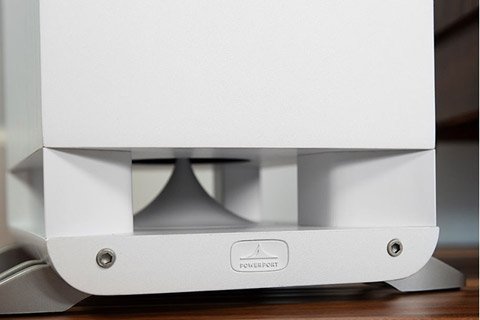 Polk Audio S50e bookshelf speaker - White port