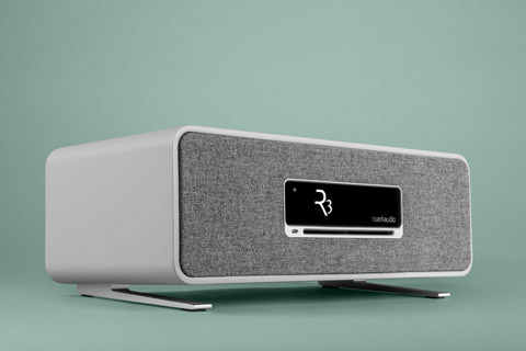 Ruark Audio R3 music system table top FM/DAB+ internet radio with bluetooth - Grey lifestyle