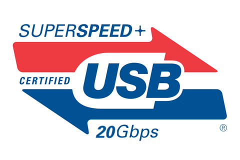 USB 3.2 / 3.2 G2x2 Super-Speed Plus 20 Gbps